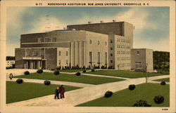 Rodeheaver Auditorium, Bob Jones University Greenville, SC Postcard Postcard