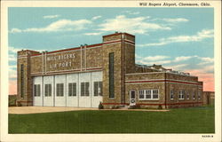 Will Rogers Airport Claremore, OK Postcard Postcard