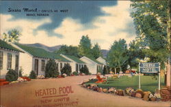 Siesta Motel - On U.S. 40 Postcard