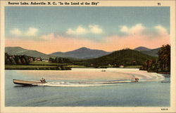 Beaver Lake - "In the Land of the Sky" Postcard