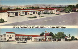 Jay's Cottages Elko, NV Postcard Postcard