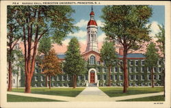 Nassau Hall, Princeton University New Jersey Postcard Postcard