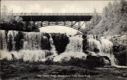 Lower Falls, Gooseberry Falls State park Postcard