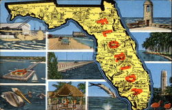 Scenic Views of Florida Postcard Postcard