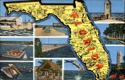 Scenic Views of Florida Postcard