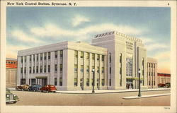 New York Central Station Postcard
