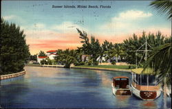 Sunset Islands Postcard