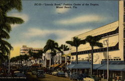 "Lincoln Road," Fashion Center of the Tropics Postcard