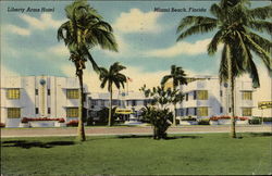Liberty Arms Hotel Miami Beach, FL Postcard Postcard