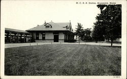 M. C. R. R. Station Postcard