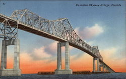 Sunshine Skyway Bridge Postcard
