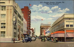 Orange Avenue, Orlando, Fla Postcard
