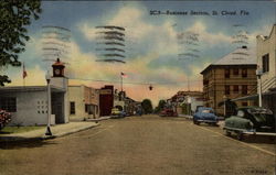 Business Section Postcard