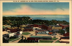St. Andrews Bay as Seen From Business Section Postcard