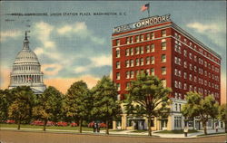 Hotel Commodore, Union Station Plaza Postcard
