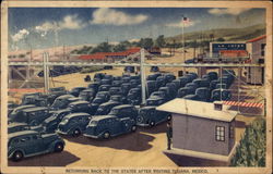 Returning Back to the States After Visiting Tijuana, Mexico Postcard