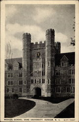 Medical School, Duke University Durham, NC Postcard Postcard