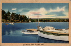 Greetings from Malden Massachusetts Postcard Postcard