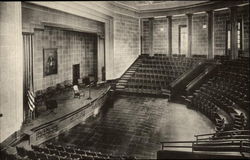 Auditorium - George Washington Masonic National Memorial Postcard