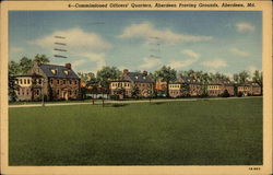 Commissioned Officers' Quarters, Aberdeen Proving Grounds Postcard