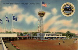 The Gam Ocean Beach Park New London, CT Postcard Postcard