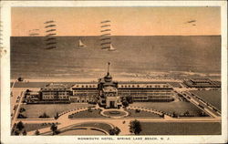 Monmouth Hotel, Spring Lake Beach New Jersey Postcard Postcard