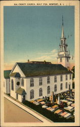 Trinity Church - Built 1726 Newport, RI Postcard Postcard