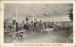 Army and Navy Masonic Service Center - Masonic Temple Postcard