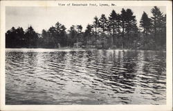 View of Kennebunk Pond Lyman, ME Postcard Postcard