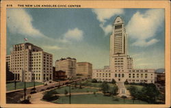 The New Los Angeles Civic Center Postcard
