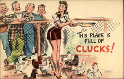 This Place is Full of Clucks! Postcard