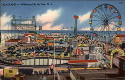 Playland Wildwood, NJ Postcard Postcard