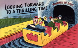 Looking Forward to a Thrilling Time! Postcard