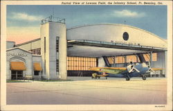 Partial View of Lawson Field, the Infantry School Fort Benning, GA Postcard Postcard