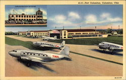 Port Columbus Postcard