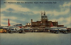 Minneapolis - Saint Paul Metropolitan Airport, Wold-Chamberlain Field Postcard