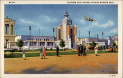Illinois Host House, Chicago World's Fair Postcard