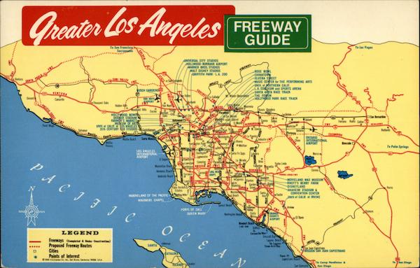 Greater Los Angeles Freeway Guide California