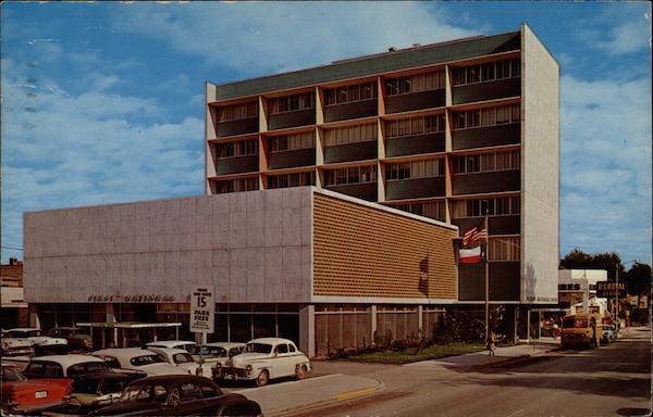 The beautiful new six-story First National Bank Brownsville Texas
