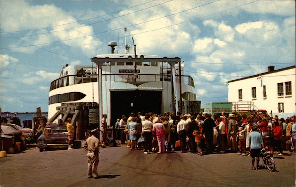 Island Ferry Boat, Cape Cod Woods Hole Massachusetts