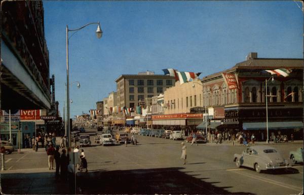 Looking west on Washington Street from in front of the Fox Theater Phoenix Arizona
