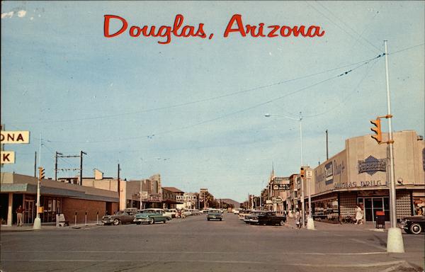 Business District Douglas Arizona