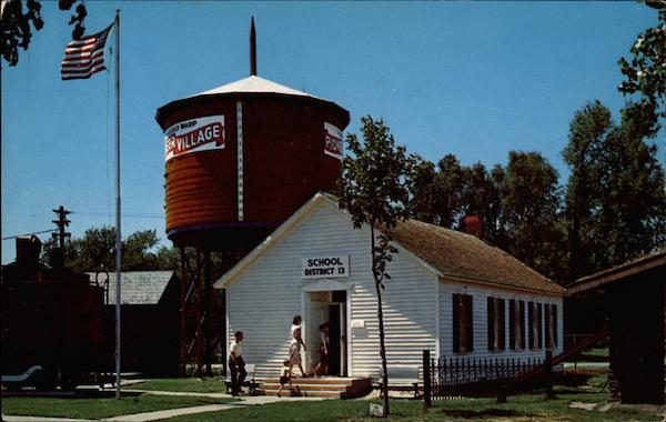 One-Room County School With Desks, Books, and Records Intact Minden Nebraska