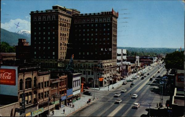 Looking South on Washington Street Ogden Utah