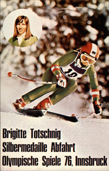 Brigite Totschnig Skiing
