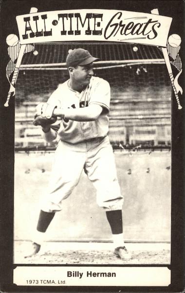 All-time Greats - Billy Herman Baseball