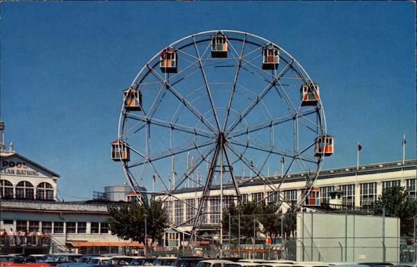 Ferris Wheel in Steeplechase Park Coney Island New York