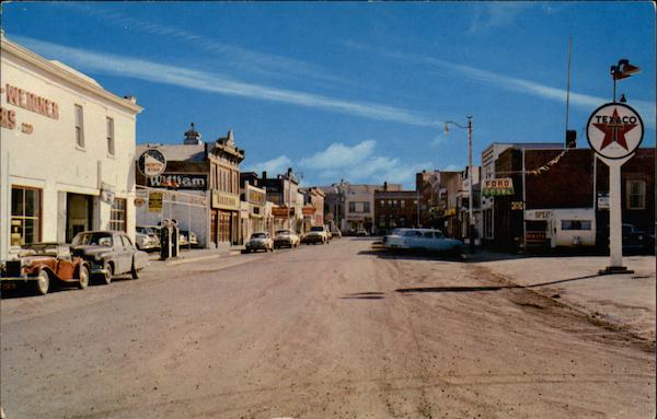 A view of 50th Street looking South Lacombe AB Canada