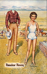 Rancher Nancy Ronald Reagan Postcard Postcard