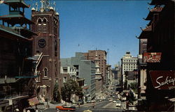 California Street San Francisco, CA Postcard Postcard